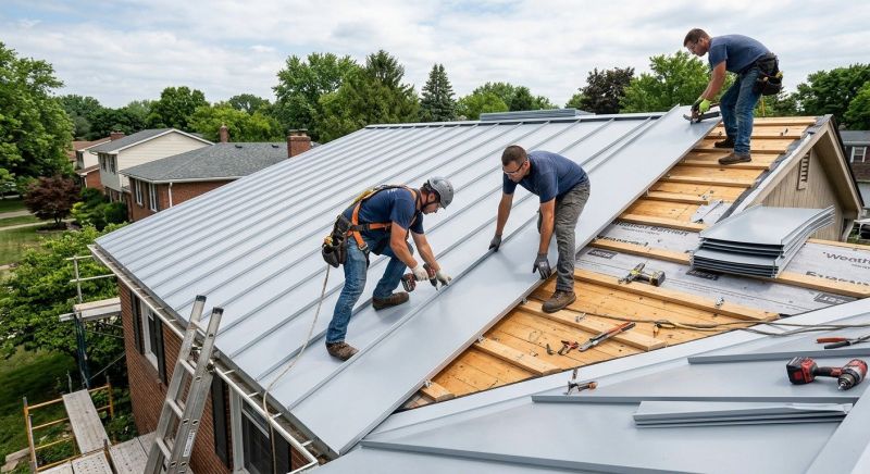 Aluminum Roof Installation in Hudson County, NJ