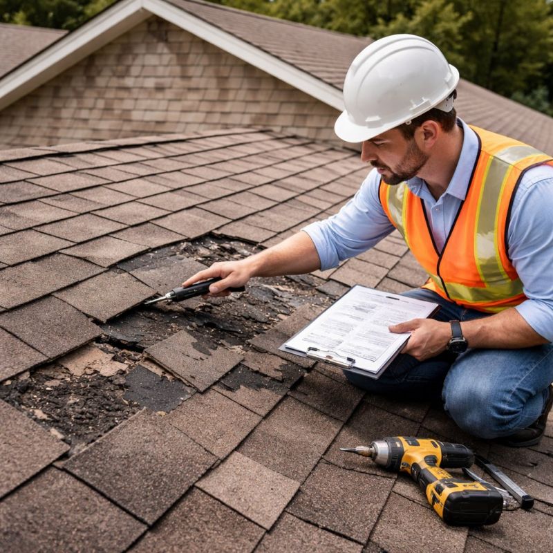 Asphalt Roof Inspection in Paramus, NJ