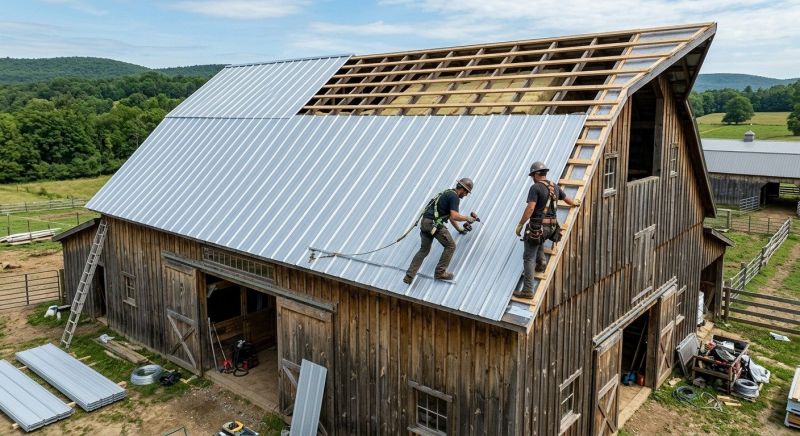 Barn Roof Construction in Rockland County, NY
