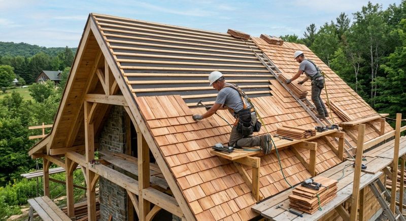 Cedar Roof Installation in Boonton, NJ