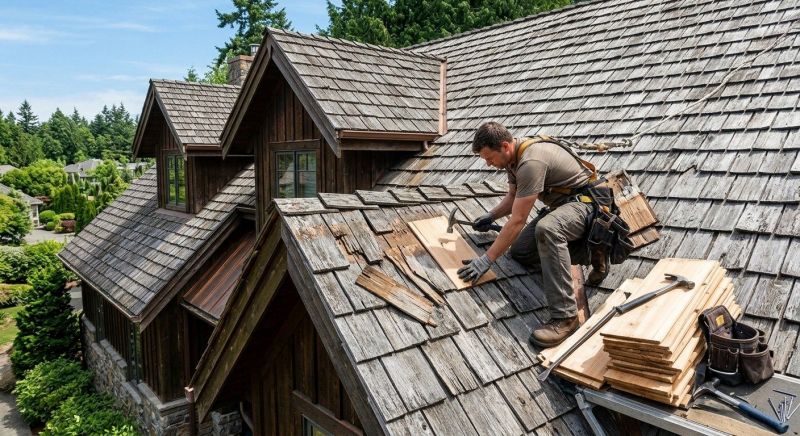Cedar Shake Roof Repair in Emerson, NJ
