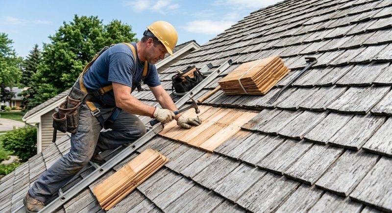 Cedar Shake Roof Repair in Rockland County, NY