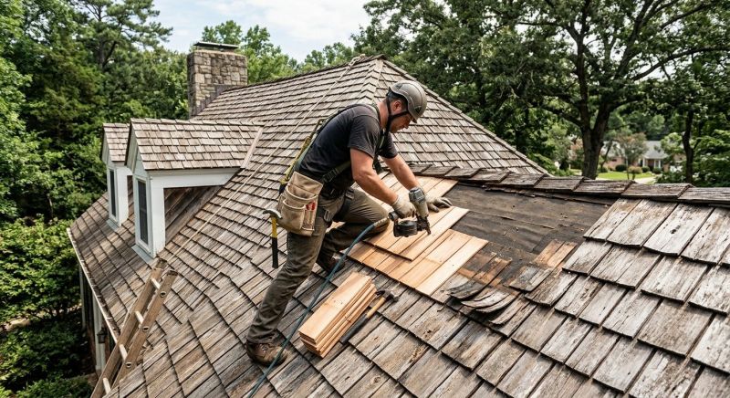 Cedar Shingles Repair in North Bergen, NJ