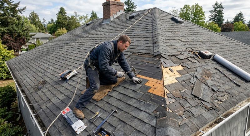 Damaged Roof Repair in Boonton, NJ
