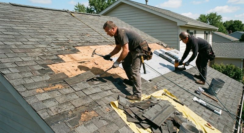 Damaged Roof Repair in Hackensack, NJ