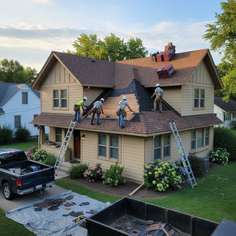 Damaged Roof Replacement in Hillsdale, NJ