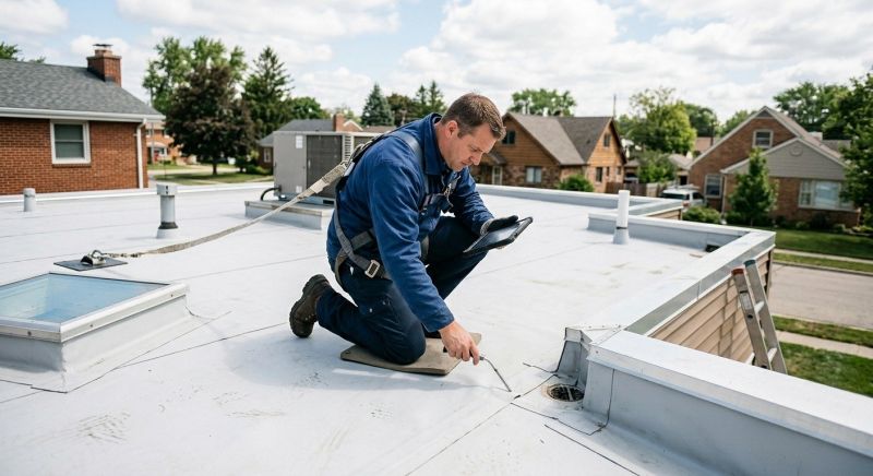 Flat Roof Inspection in Rockland County, NY
