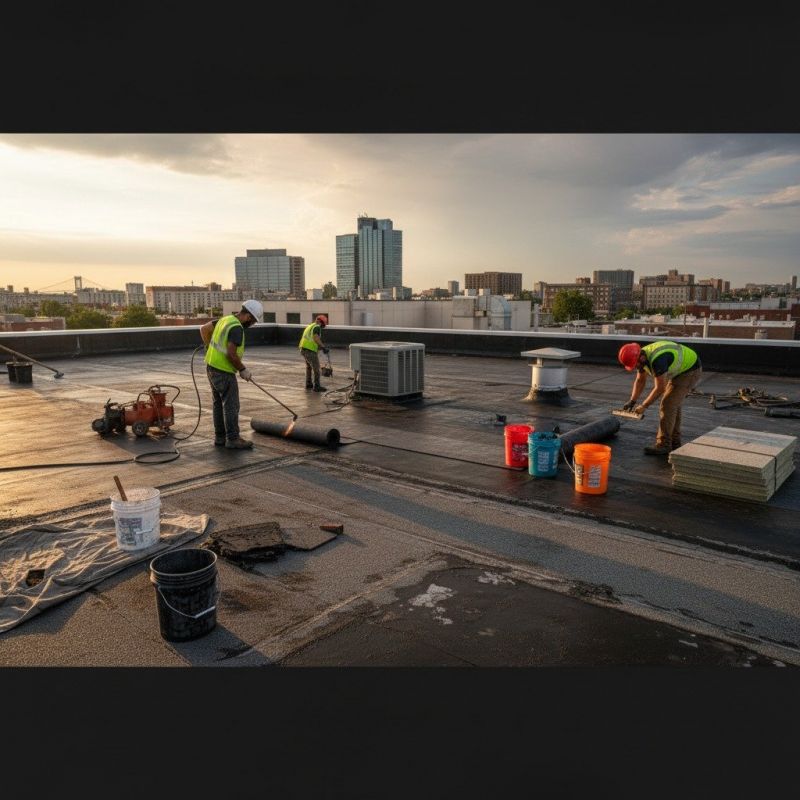 Flat Roof Repair in Saddle Brook, NJ
