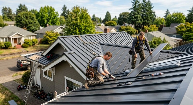 Metal Roof Repair in Tarrytown, NY