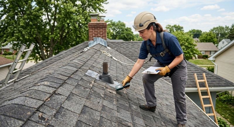 Roof Damage Inspection in Union City, NJ