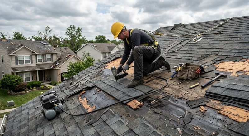 Roof Damage Repair in Bergen County, NJ