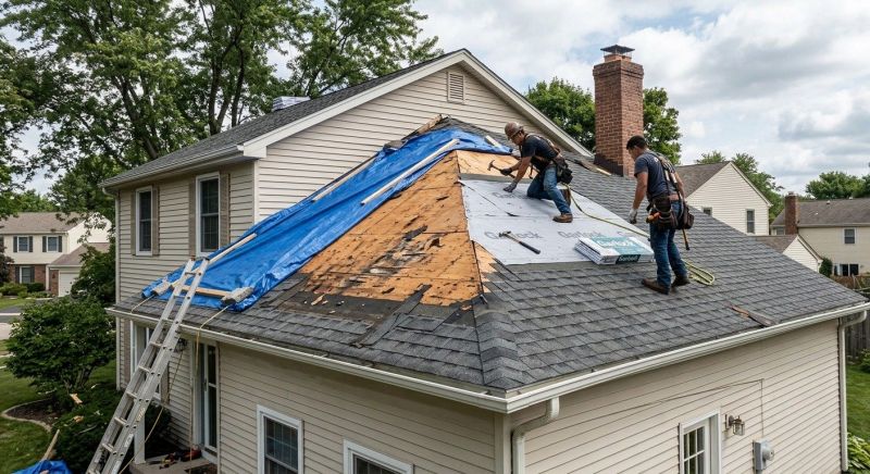 Roof Damage Repair in Boonton, NJ