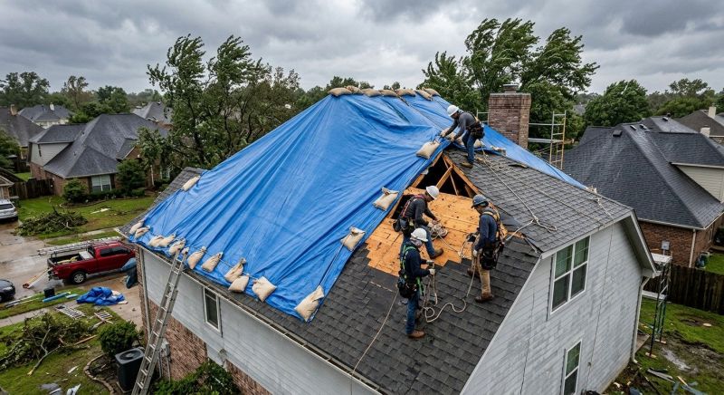 Roof Damage Restoration in Alpine, NJ