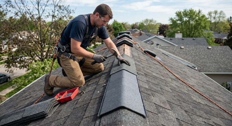 Roof Ridge Repair in Rockland County, NY
