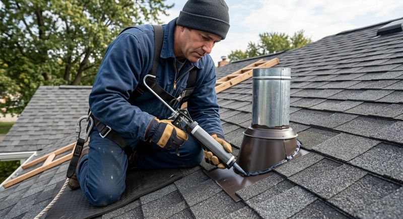 Roof Vent Flashing Repair in Rockland County, NY