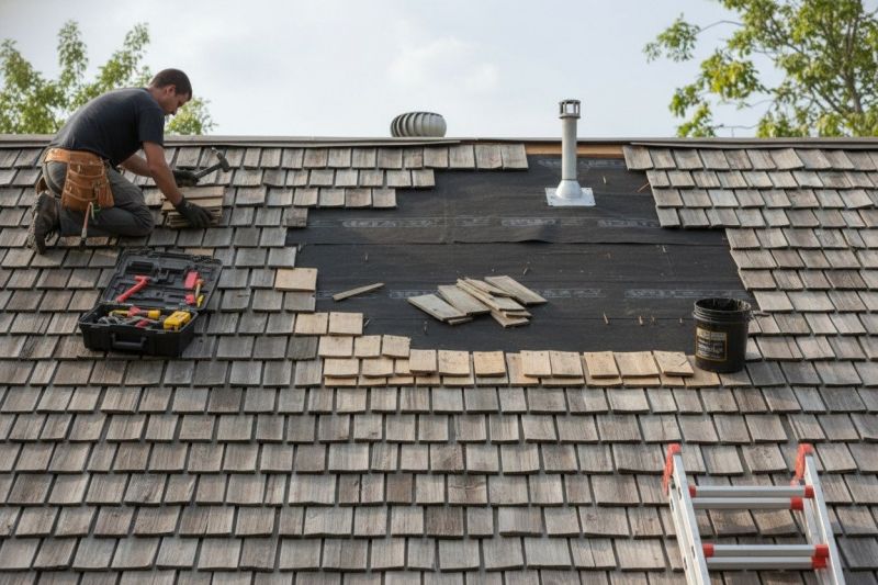 Shake Shingle Repair in Saddle Brook, NJ