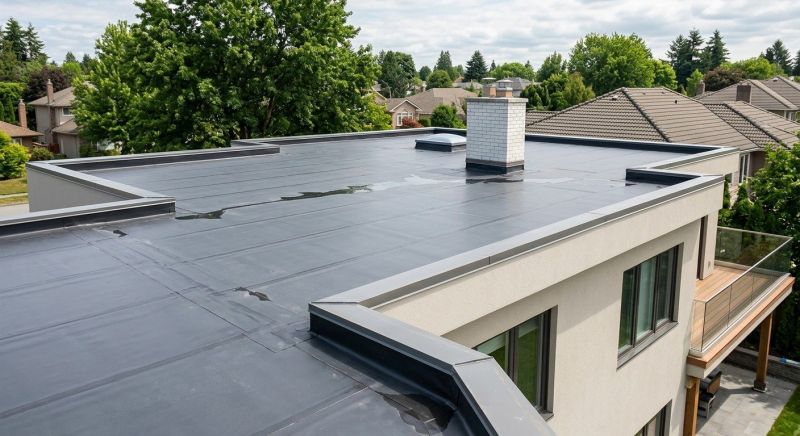 Single Ply Roof Installation in Teaneck, NJ