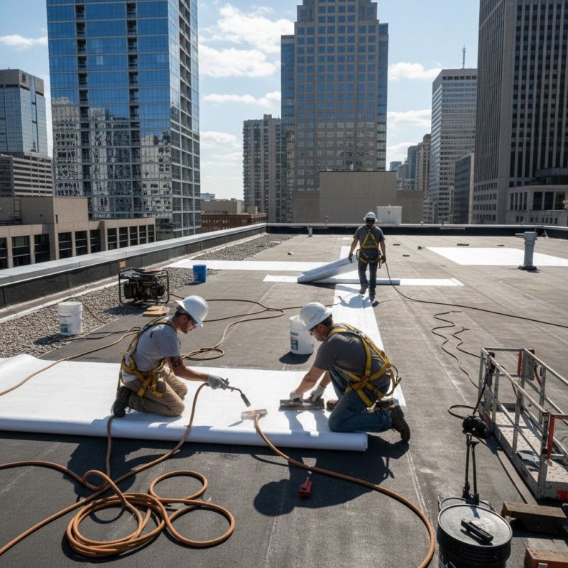 Single Ply Roof Repair in Paterson, NJ