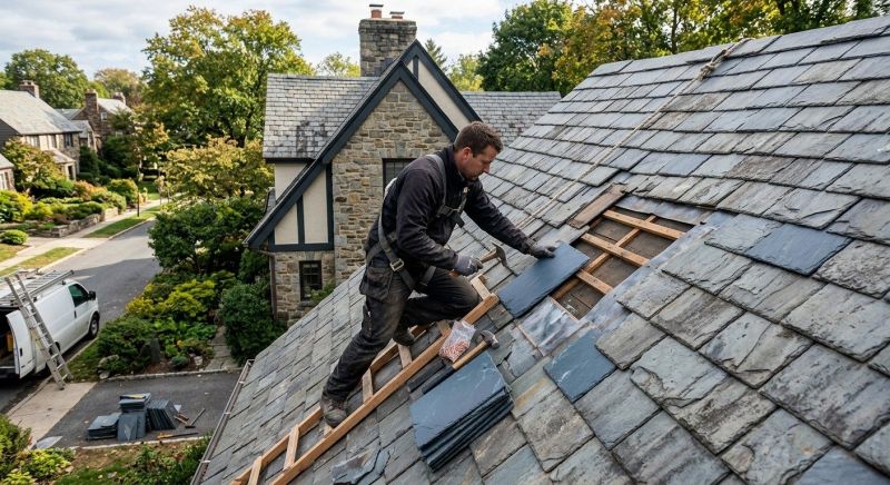 Slate Roof Repair in Bloomingdale, NJ