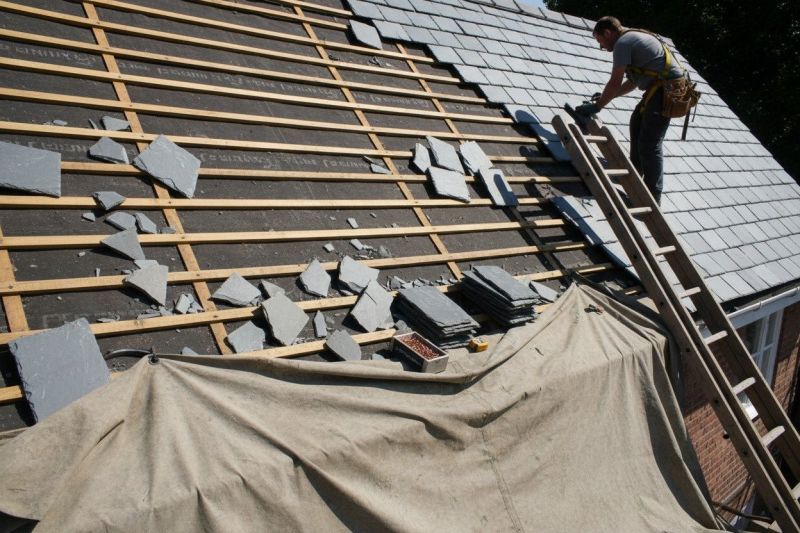 Slate Roof Replacement in Montrose, NY