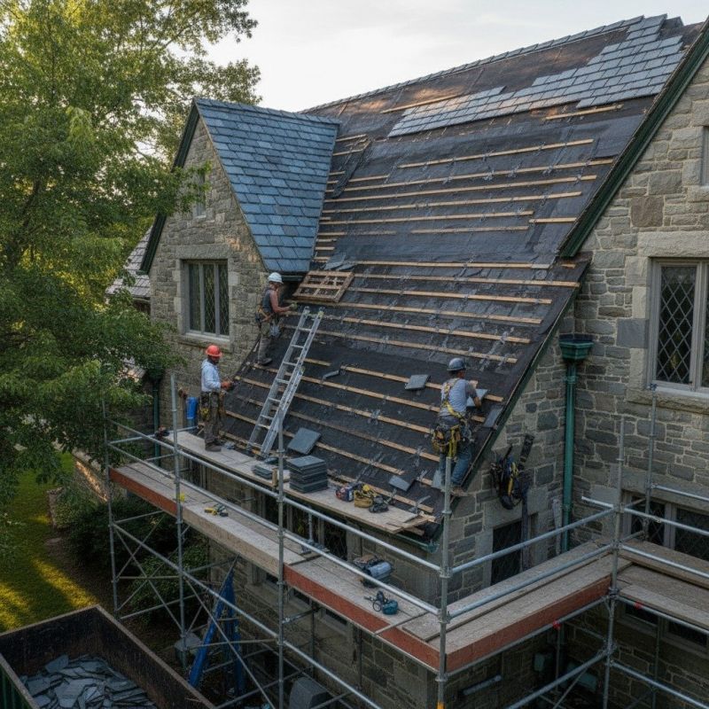 Slate Roof Replacement in Pelham, NY