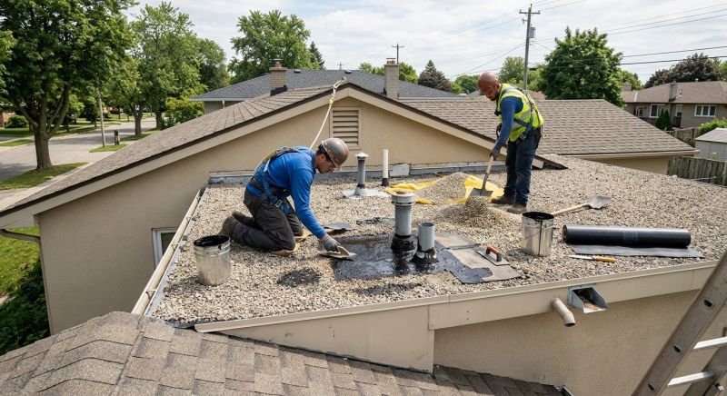 Tar And Gravel Roof Repair in Ho Ho Kus, NJ