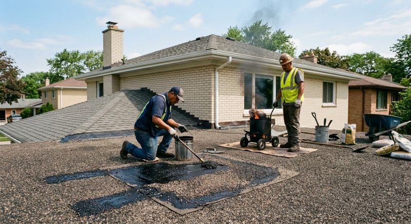 Tar And Gravel Roof Repair in Paramus, NJ
