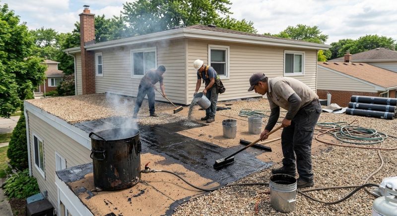 Tar And Gravel Roof Repair in Tenafly, NJ