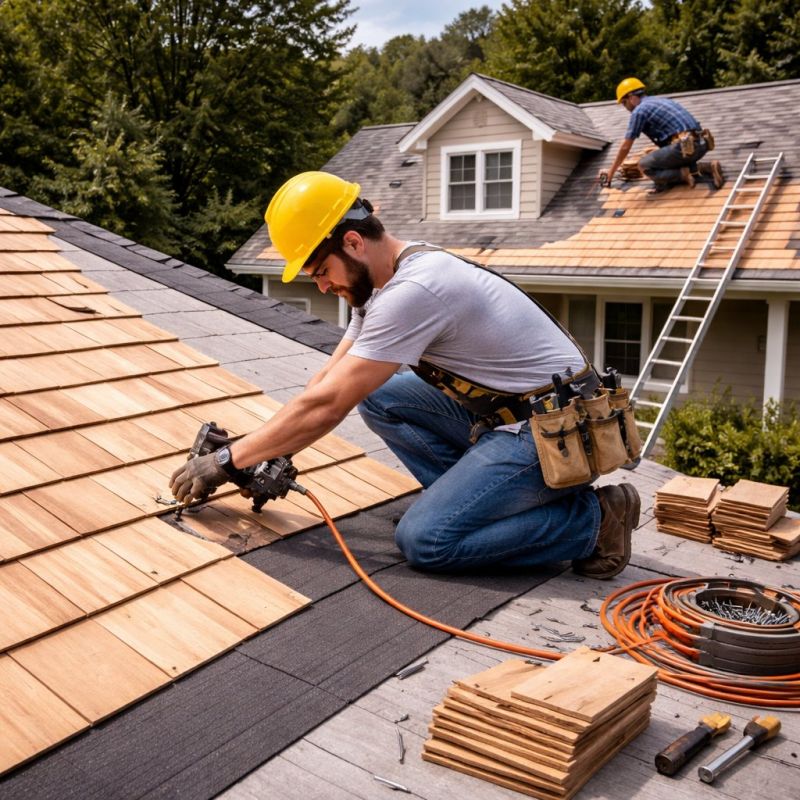 Wood Roofing Installation in Goshen, NY