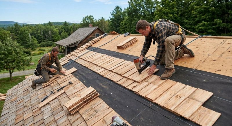 Wood Roofing Installation in Rye, NY