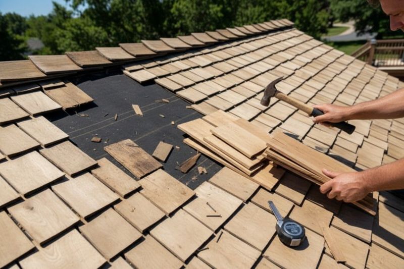 Wood Shake Roof Repair in Fort Lee, NJ