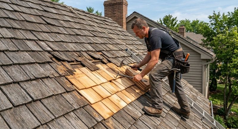Wood Shake Roof Repair in Spring Valley, NY