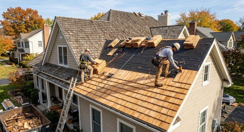 Wood Shake Roof Replacement in Dumont, NJ