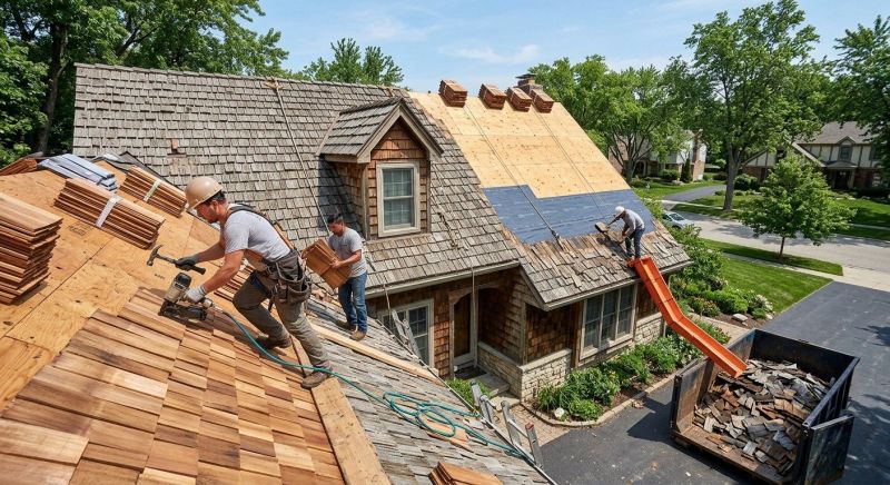 Wood Shake Roof Replacement in Mamaroneck, NY